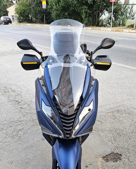 MOTOCAM Arora GT 125 Ön Cam 2023-2026 Model 83cm Şeffaf Renkli 4mm UZUN ürün görseli 1