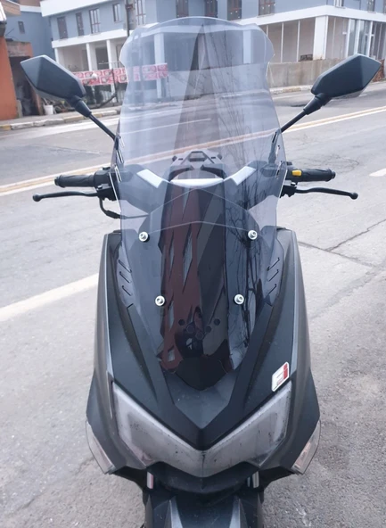 MOTOCAM Arora ZRX 200 Ön Cam 2022 Model 75cm Füme Renkli 4mm UZUN ürün görseli 1