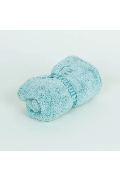 Mikrofiber Saç Havlusu Açık Yeşil - Resim 3