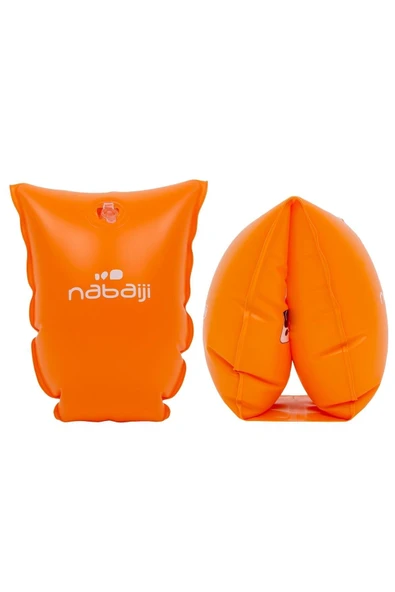 Decathlon Nabaiji Yüzme Kolluğu - Çift Hava Odacıklı Turuncu Çocuk Kolluğu (2-6 Yaş Uygun) ürün görseli 1