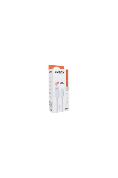 Syrox C109 Type-C Ultra Hızlı Quick Şarj Kablosu, Data Kablosu 3.0A 18W ürün görseli 1