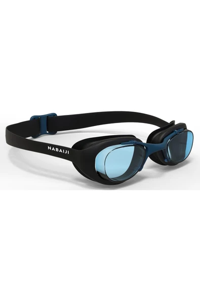 Decathlon Xbase Ayarlanabilir Yüzme Gözlüğü - Standart Boy Siyah Lacivert Şeffaf Cam ürün görseli 1
