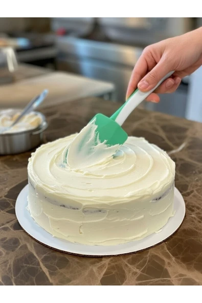 ikea GUBBRÖRA spatula, yeşil-beyaz, 25 cm - Resim 2