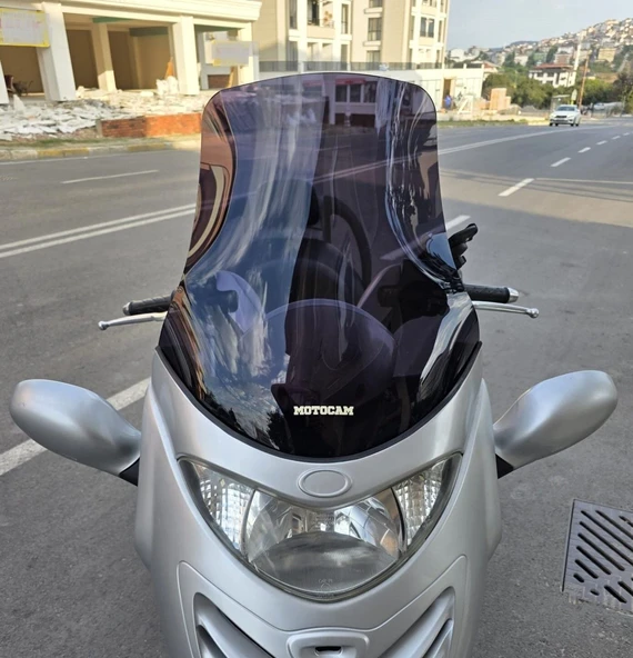 MOTOCAM Kymco Grand Dink Ön Cam 2002-2013 Model 47cm Siyah Renkli 4mm ürün görseli 1