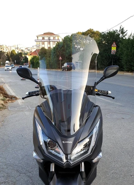 MOTOCAM Kanuni Reha 250 Ön Cam 2022-2026 Model 72cm Şeffaf Renkli 4mm UZUN ürün görseli 1