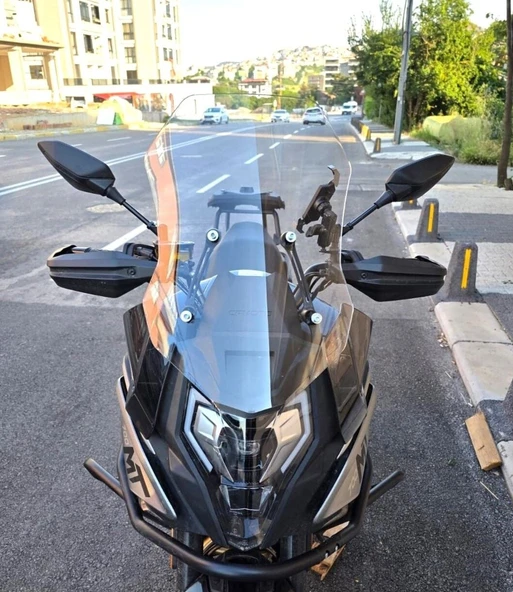 MOTOCAM CF Moto 700 MT Ön Cam 2023-2026 Model 56cm Şeffaf Renkli 4mm ürün görseli 1