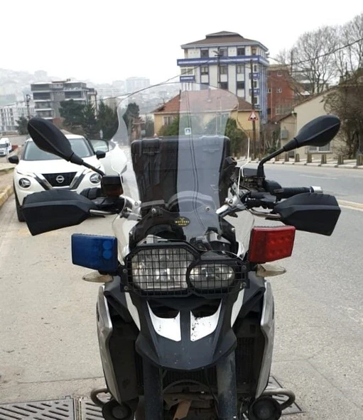 MOTOCAM Bmw F 800 GS Ön Cam 2008-2012 Model 47cm Şeffaf Renkli 4mm ürün görseli 1