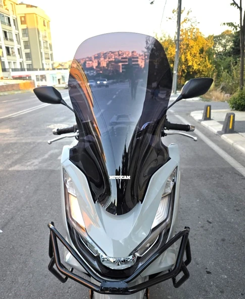 MOTOCAM Honda PCX Ön Cam 2021-2024 Model 65cm Siyah Renkli 4mm ürün görseli 1