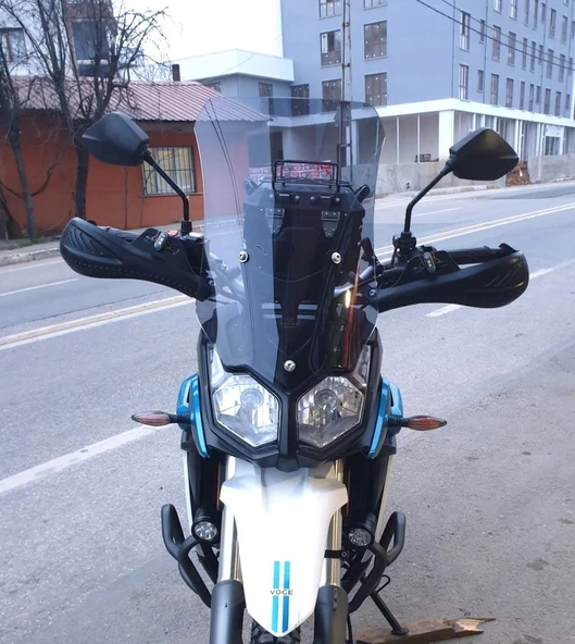 MOTOCAM Voge Rally 300 Ön Cam 2022-2026 Model 51cm Füme Renkli 4mm ürün görseli 1