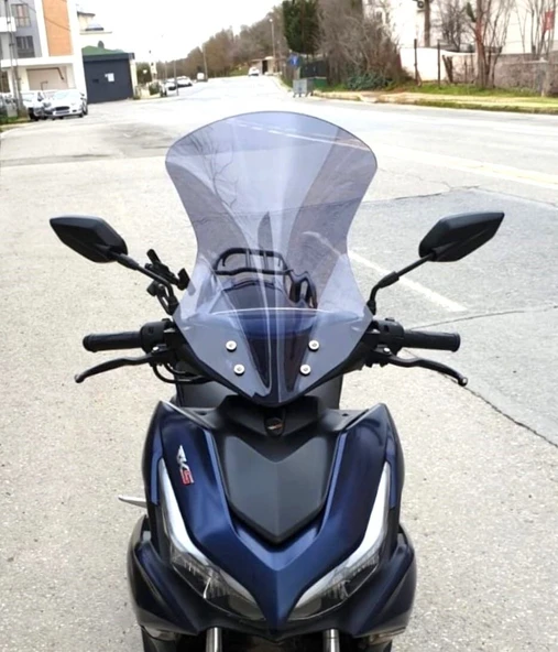 MOTOCAM Motolüx IST 34  Ön Cam 2025-2026 Model 54cm Füme Renkli 4mm ürün görseli 1