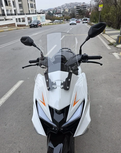 MOTOCAM SFM Lahos Ön Cam 2024-2026 Model 55cm Şeffaf Renkli 4mm ürün görseli 1