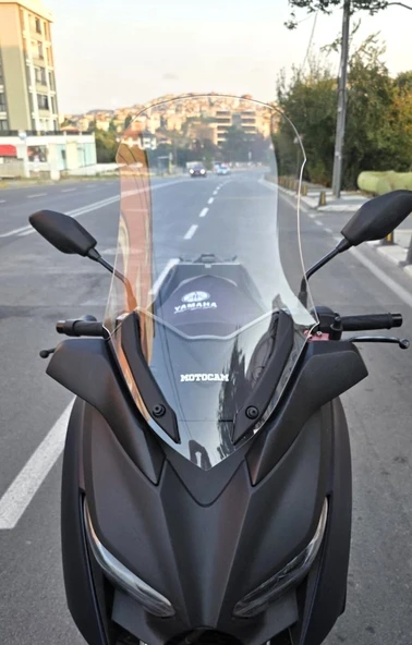 MOTOCAM Yamaha Xmax Ön Cam 2018-2022 Model 65cm Şeffaf Renkli 4mm ürün görseli 1
