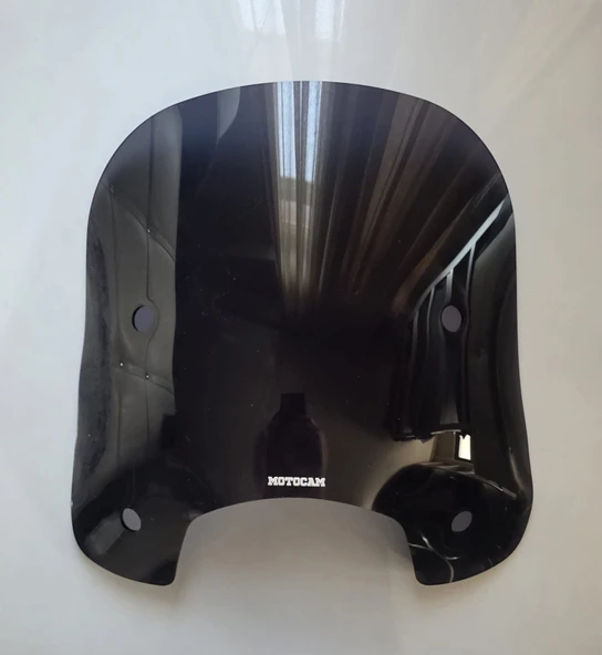 MOTOCAM RKS LTR 125 Ön Cam 2023-2026 Model 46cm Siyah Renkli 4mm APARATSIZ ürün görseli 1
