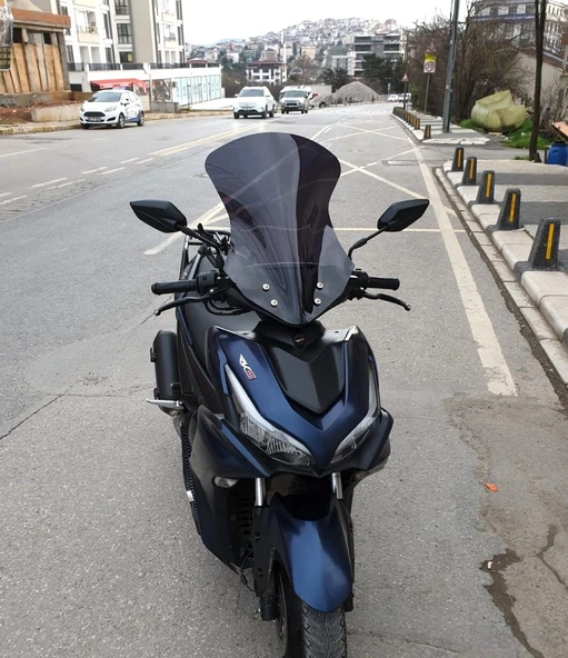 PTTAVM: MOTOCAM RKS Arome 125 Ön Cam 2023-2026 Model 54cm Siyah