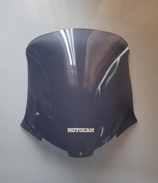 MOTOCAM Kanuni Classic 125 Ön Cam 2005-2012 Model 38cm Füme Renkli ürün görseli 1