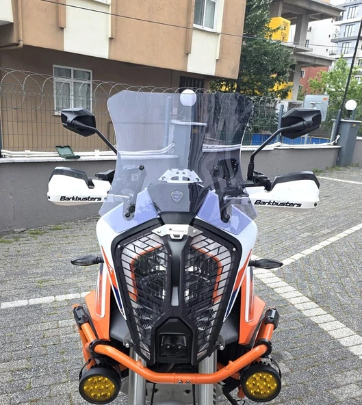 MOTOCAM KTM 1290 Super Adventure Ön Cam 2021-2026 Model 41cm Füme Renkli ürün görseli 1