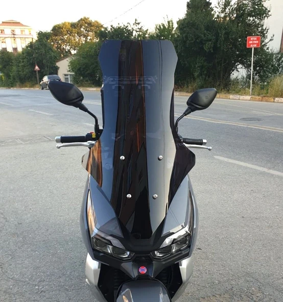 MOTOCAM RKS Freccia Ön Cam 2022-2026 Model 78cm Siyah Renkli 4mm UZUN ürün görseli 1