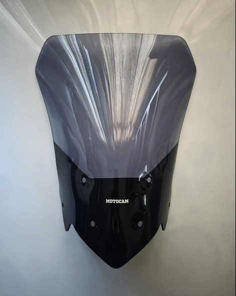 MOTOCAM Mondial Rx1 İ Evo Ön Cam 2018-2020 Model 50cm Füme Renkli 4mm ürün görseli 1
