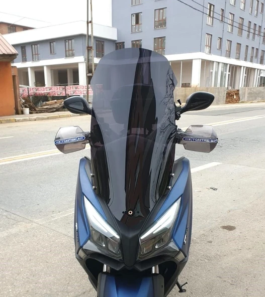 MOTOCAM Kymco Xtown CT 250 Ön Cam 2020-2026 Model 83cm Siyah Renkli 4mm iade yoktur ürün görseli 1
