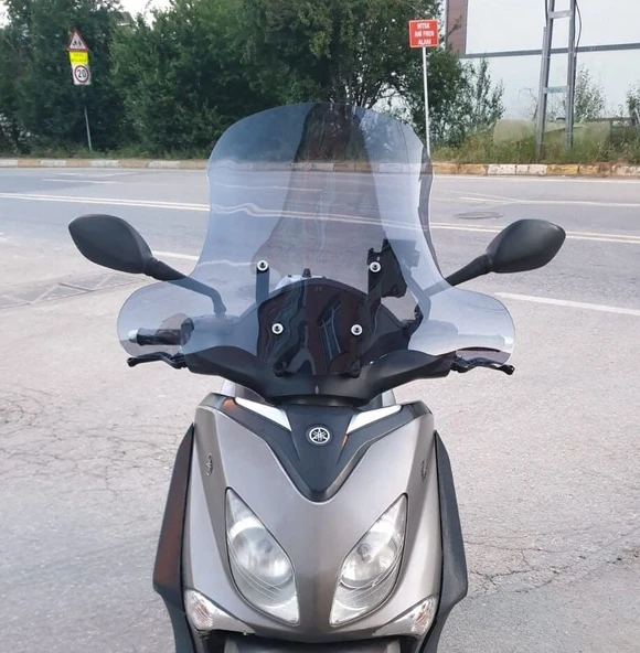 MOTOCAM Yamaha Xenter 150 Ön Cam 2013-2016 Model 50cm Füme Renkli 4mm ELCİKLİ ürün görseli 1