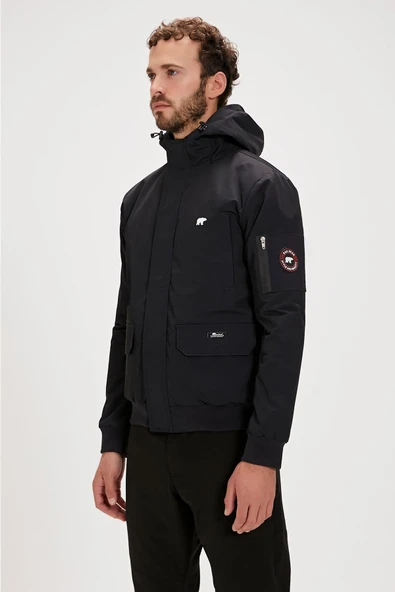 Bad Bear Swat Bomber Siyah Erkek Mont - Resim 2