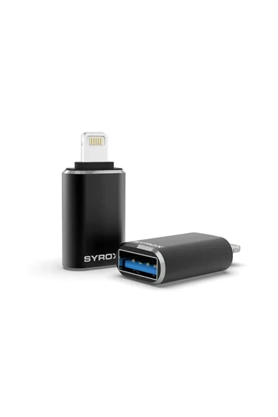 Syrox DT25UL LIGHTNING – USB 3.0 OTG Dönüştürücü - Resim 2