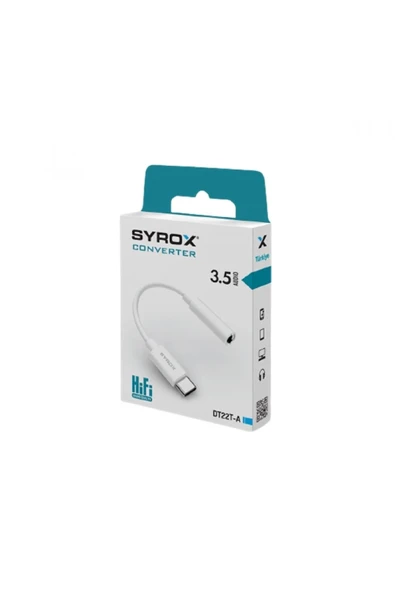 ARZAYSELEKTRONİK SYROX TYPE-C AUX DÖNÜŞTÜRÜCÜ-DT22TA111 ürün görseli 1