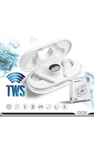 Store Dramex DX30 TWS Bluetooth Kulaklık BT 5.3 ürün görseli 1