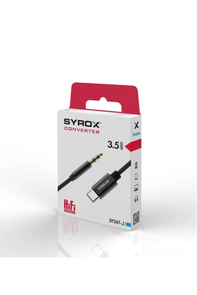 Syrox AUX TYPE C 3.5mm SES DÖNÜŞTÜRÜCÜ ürün görseli 1