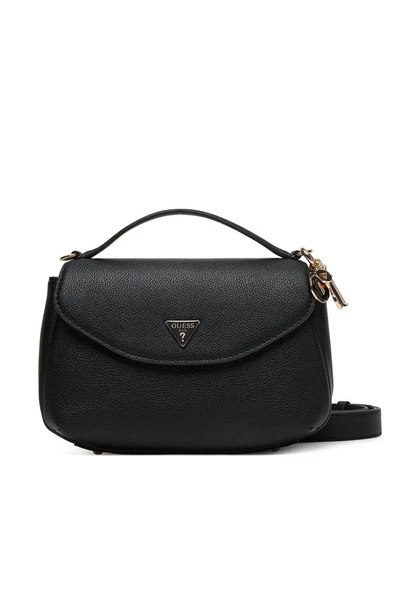 Guess Evie Üstten Saplı Kapaklı Kadın Siyah El Çantası HWBG9664200-BLA ürün görseli 1