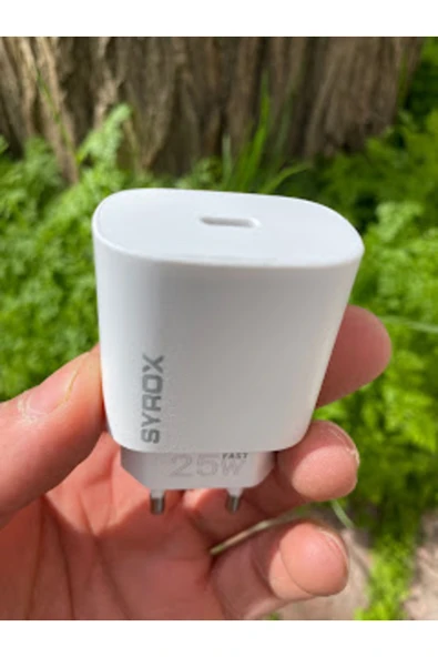 Syrox Reno7 SE hızlı 25 watt tpyc Adaptörü başlık yerli üretim - Resim 4
