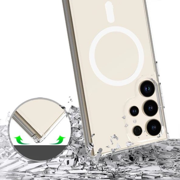 Abatech Samsung S24 Ultra Magsafe Kılıf - Resim 3