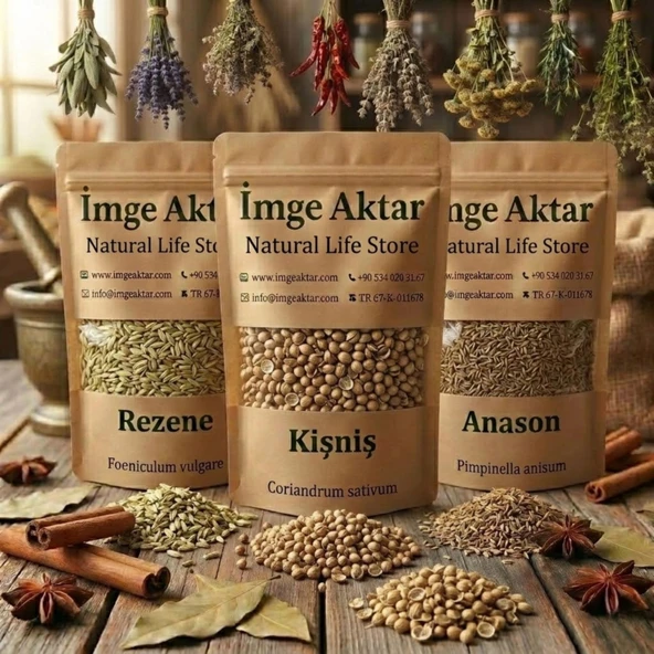 Rezene - Kişniş - Anason 3'lü Set (3x100 gr) ürün görseli 1