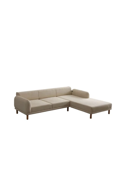 Ak sofa Stella Sağ Köşe Köşe Takımı Bej - Resim 6