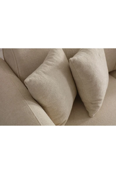 Ak sofa Stella Sol Köşe Takımı Bej - Resim 5