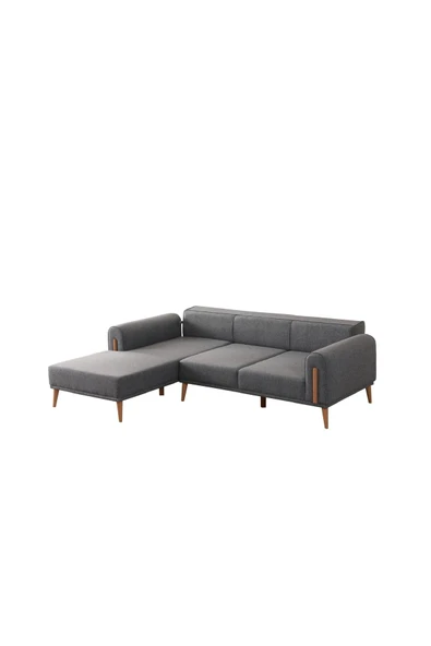 Ak sofa LEON SOL KÖŞE GRİ Gri - Resim 4