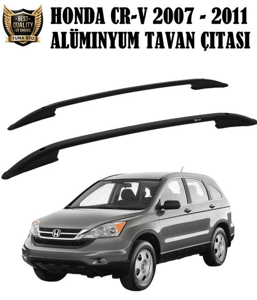 HONDA CR-V UYUMLU 2007 2008 2009 2010 2011 SİYAH PORT BAGAJ TAVAN ÇİTASI ürün görseli 1