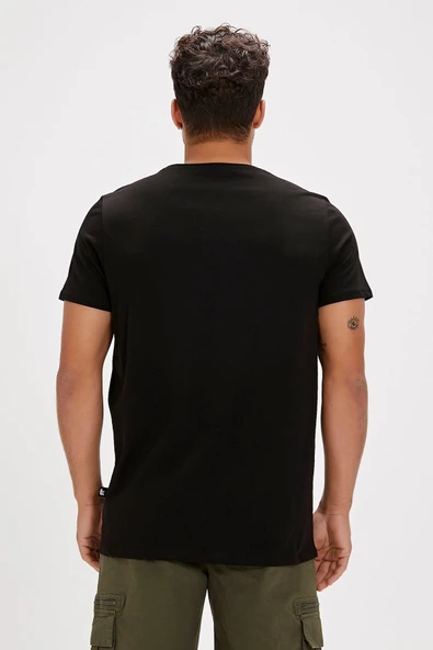 Focus Erkek T-shirt Siyah - Resim 3