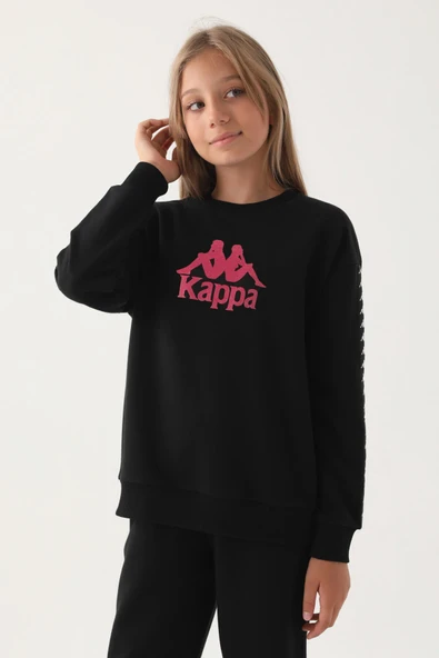Kız Çocuk Siyah Sweatshirt ürün görseli 1