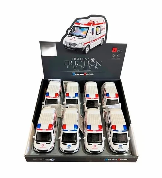 HT-7737 SURT.IŞIKLI SESLİ AMBULANS POLİS ürün görseli 1