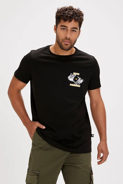 Focus Erkek T-shirt Siyah ürün görseli 1