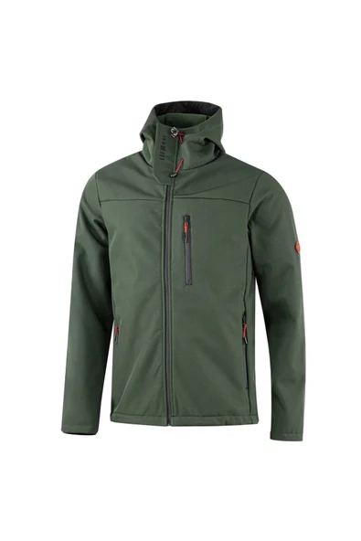 H Sshell Jacket M Erkek Mont Haki 2111161-801 ürün görseli 1