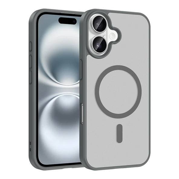 Apple iPhone 17 Kılıf M-safe Şarj Özellikli Zore Babet Kapak ürün görseli 1