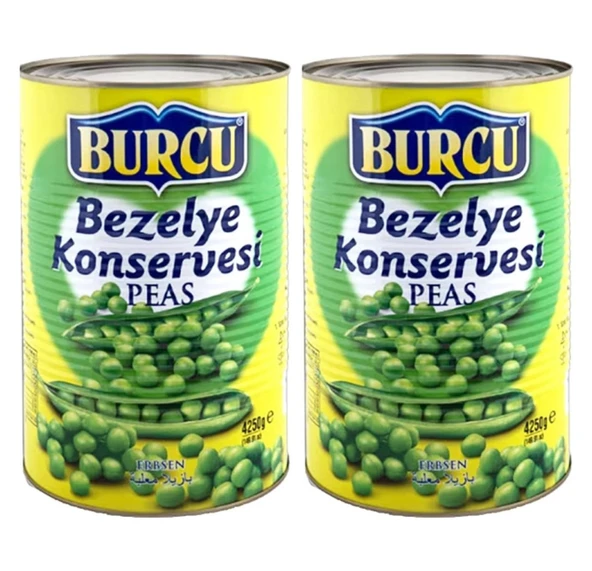 Burcu Bezelye Konservesi 4250 Gr x 2 Adet ürün görseli 1