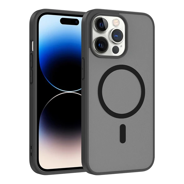 Apple iPhone 13 Pro Kılıf M-safe Şarj Özellikli Zore Babet Kapak ürün görseli 1