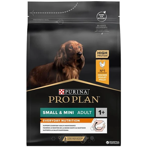 Pro Plan Small & Mini Tavuklu 3 kg Küçük Irk Yetişkin Köpek Maması ürün görseli 1
