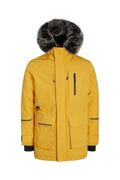 Jack & Jones Exped Parka Fonksiyonel Erkek Sarı Mont 12215576-22 ürün görseli 1