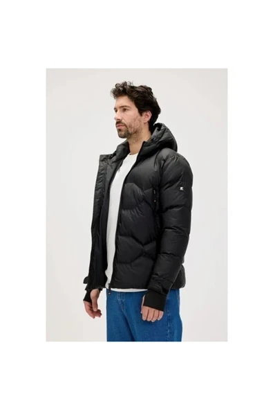 AXEL PUFFER COAT Siyah - Resim 3