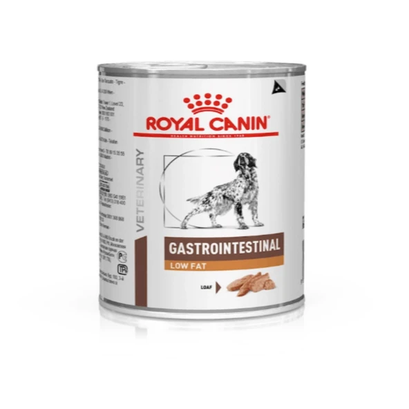 Royal Canin Gastrointestinal Low Fat Köpek Yaş Maması 400 gr (Pankreas ve Düşük Yağ Diyet Serisi) ürün görseli 1