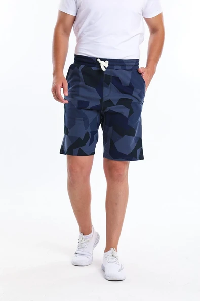 Men Sw Short Erkek Mavi Şort 22634-9 ürün görseli 1